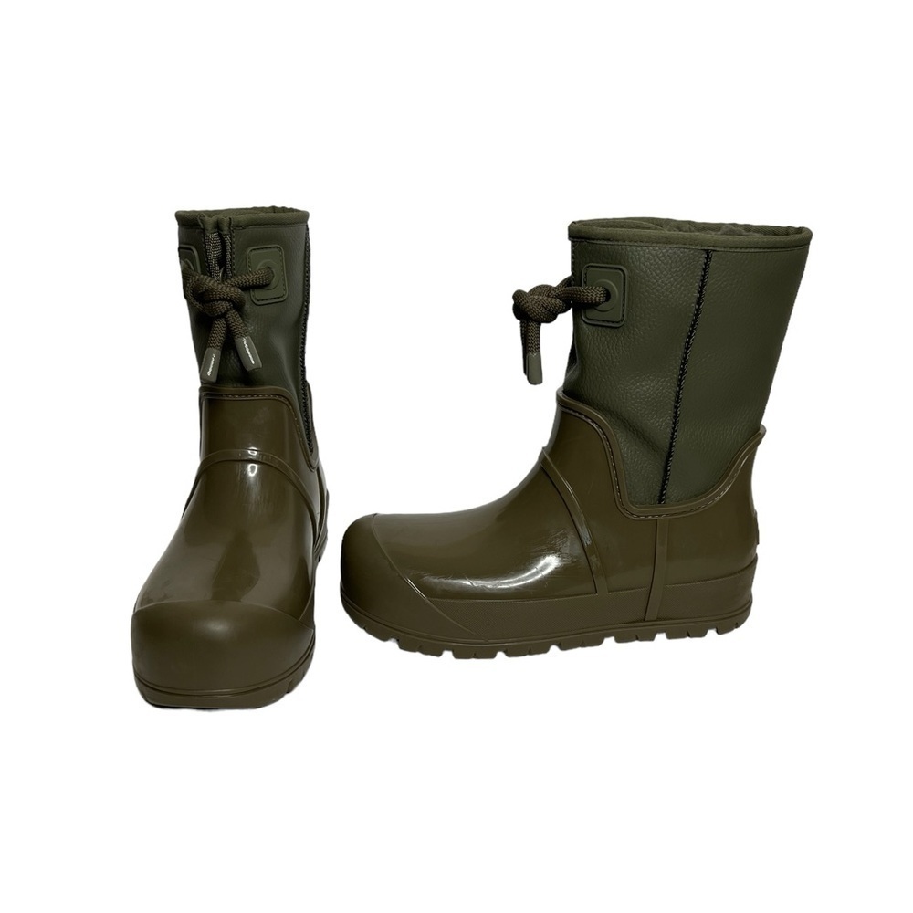 UGG Women's Raincloud Lace Olive Boots - Picture 5 of 14